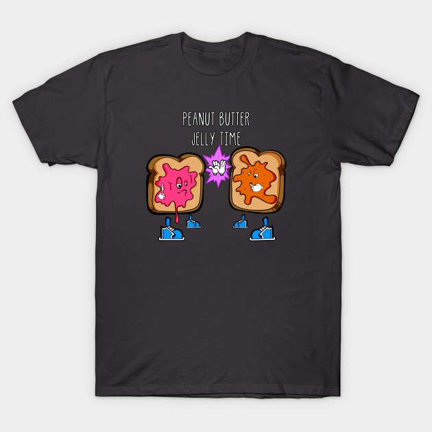 Peanut Butter & Jelly Besties T-Shirt by Art by Nabes